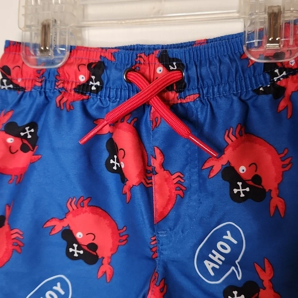 Carters' Ahoy Crab Swim Trunks Size 18M